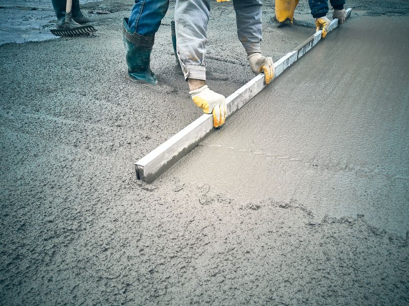 concrete slab installation