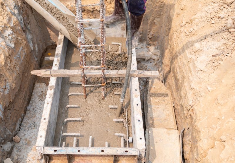 Basement Foundation Pouring