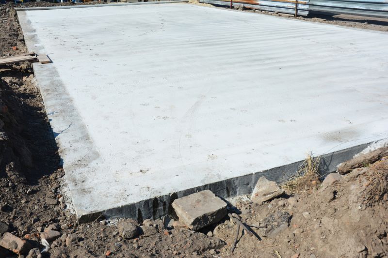 concrete slab installation